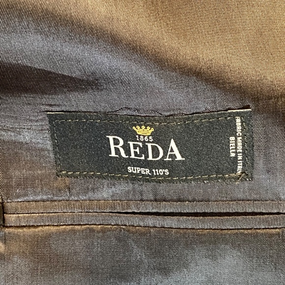 Joseph Abboud Reda Super 110s Italian Fabric Black Wool Blazer/Sport Coat 46L - Picture 6 of 11